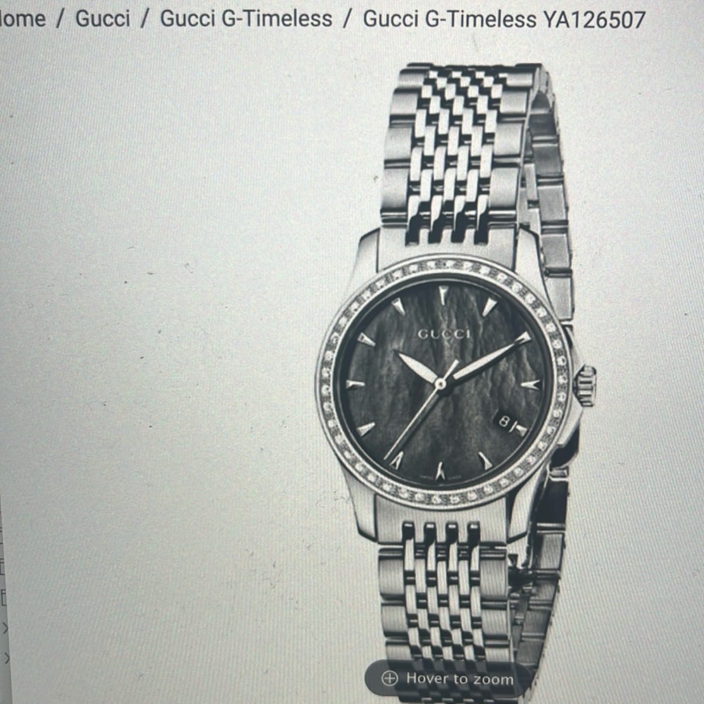 Mothers Day Sale!: Gucci G-Timeless Diamond Bracelet Ladies Watch